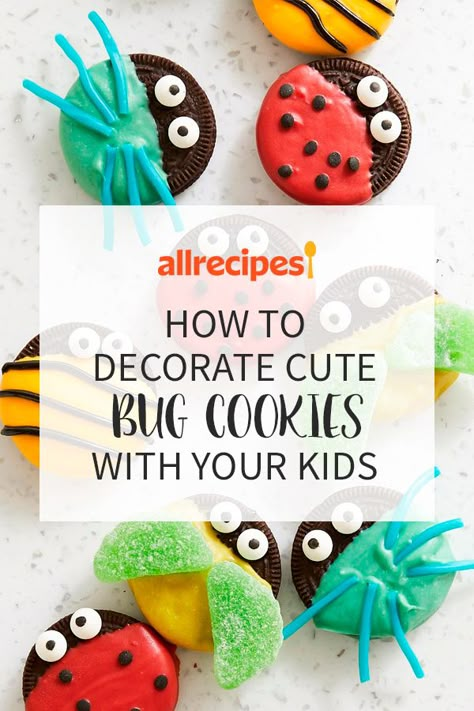 Bug Treats For Kids, Bug Themed Treats, Bug Inspired Food, Insect Snacks Preschool, Insect Themed Snacks, Bug Party Cake, Bug Party Snacks, Bug Snacks Preschool, Bug Food Ideas For Kids