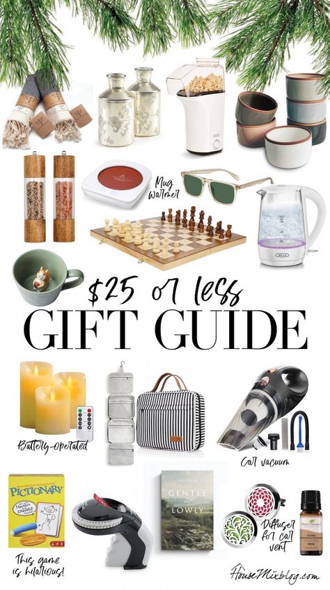 Family Gifts For Christmas Budget, Affordable Christmas Gifts For Family, Budget Gift Guide, Christmas On A Budget Gifts, Budget Gift Ideas Christmas, Gift Ideas Under $25 Christmas, Low Budget Christmas Gifts, Low Cost Christmas Gifts, Christmas Gifts For Friends Women