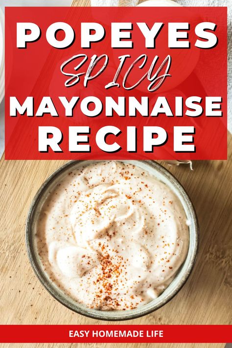 Seasoned Mayo Recipe, Popeyes Spicy Mayo Recipe, Jalapeno Mayonnaise Recipe, Homemade Spicy Mayo, Mayo Sauce For Chicken, How To Make Spicy Mayo, Popeyes Spicy Mayo, Spicy Mayonnaise Recipe, Chicken Sandwich Spread