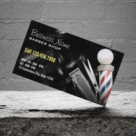 Barbershop Professional Hair Clipper Barber Business Card  Zazzle Barber Shop Business Cards, Barber Business Cards, Shop Business Card, Barbershop Haircut, Gold Scissors, Barber Pole, Hairstylist Business Cards, Referral Cards, Salon Business Cards