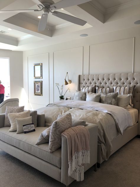 Elegant Bedroom Design, Luxury Bedroom Master, Bedrooms Decor, Elegant Bedroom, Modern Bedroom Design, Luxury Bedroom, Simple Bedroom, Master Bedrooms Decor, Master Bedrooms