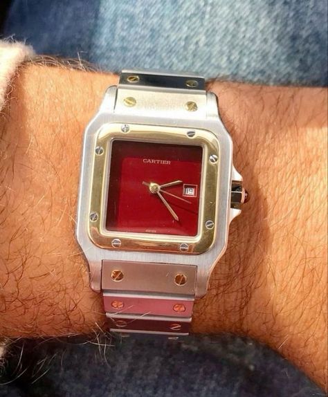 Vintage Cartier Watch, Fancy Watches, Retro Watches, Mr Big, Vintage Watches For Men, Cartier Watch, Dope Jewelry, Watches Unique, Classy Jewelry