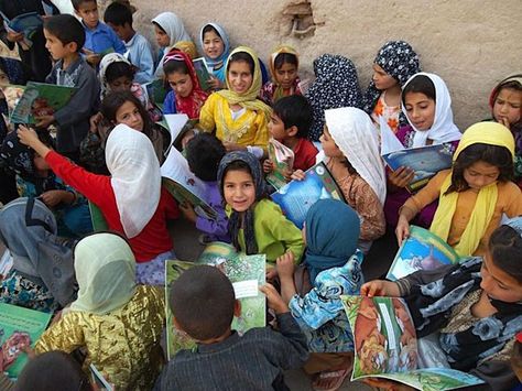 Teacher Turns Bike Into A Mobile Library To Fight Illiteracy In Afghanistan [Watch] Credit: booksforafghanistan.org Mobile Library, Van Doren, Literature, Bike, Education, Turn Ons, Van, Books