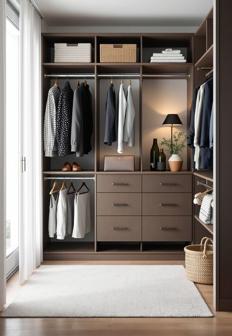 Walk in Closet Ideas L Shaped Walkin Closet, L Shape Closet Ideas Walk In, L Shaped Walk In Closet, L Shape Walk In Closet, L Shape Closet, Boutique Style Closet, Transitional Closet, Walk In Closet Ideas, Outfit Suggestions