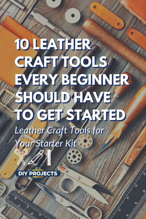 Leather Craft Tools Kit, Leather Crafting Tools, Leather Scraps Ideas Projects, Beginner Leather Projects, Leather Scrap Projects, Leather Craft Ideas, Knife Forging, Diy Leather Tools, Diy Leather Working