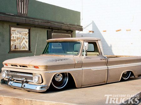 1965 C-10 - Chevrolet Wallpaper ID 607749 - Desktop Nexus Cars 1965 Chevy C10, Classic Trucks Magazine, Slick Rick, Bagged Trucks, Lowered Trucks, C10 Chevy Truck, C10 Trucks, Old Pickup, Truck Yeah