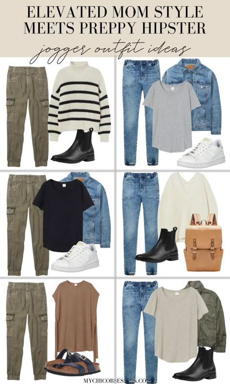 Lesbian Capsule Wardrobe, Multi Outfit Ideas, Elevated Mom Style, Outfit Escuela, Chic Mom Style, Lesbian Style, Women's Wardrobe Essentials, Cool Mom Style, Preppy Hipster