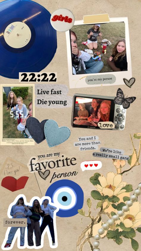 2024 Collage Template, Bff Collage Ideas, Aesthetic Photo Collage Ideas, Friend Collage Ideas, Collage With Friends, Collage Template Aesthetic, Sister Collage, Collage About Me, Bff Collage