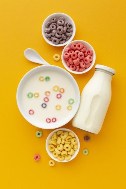 Cute Cereal Bowls, Cereal Photography, Cereals Photography, Mastering Studio, Milk Cereal, Creative Photography Logo, Studio Product Photography, Post Cereal, Product Photography Studio