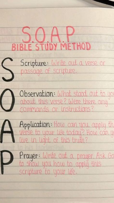 Soap Meaning Bible, Bible Study Notes Soap, Bible Journaling Soap, Soap Prayer Method, Soap Journaling The Bible, Bible Soap Method, Biblical Words And Meanings, Soap Christian, Sins In The Bible