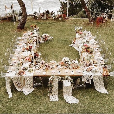 Small Backyard Wedding, Intimate Wedding Reception, Backyard Reception, Small Intimate Wedding, Wedding Reception Tables, Table Set Up, Long Table, Wedding Table Settings, Wedding Guide