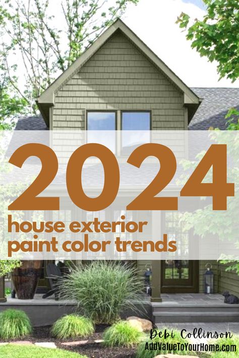 House exterior paint colors is finally shifting from the all black trend exterior house paint colors, the black & white exterior house color trend to warmer colors like warm whites, beiges and taupes. #exteriorhousepaintcolortrends #exteriorhousecolors #exteriorpaintcolorstrends Paint For House Exterior Ideas, Paint Outside Of House, Color For House Exterior, House Color Combination, Outdoor Color Scheme House, Home Outdoor Color Ideas, Paint House, White And Brown House Exterior, Outside Paint Colors For House