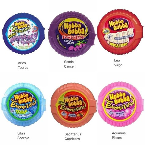 Hubba Bubba Gum, Weird Snacks, Bubble Gum Flavor, Gum Flavors, Paper Squishy, Hubba Bubba, Types Of Candy, Hello Kitty Crafts, Sleepover Food