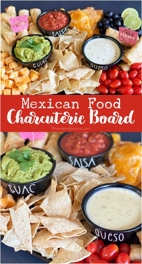 Party Mexican Food, Food Charcuterie Board, Mexican Food Ideas, Fiesta Food, Charcuterie Party, Chips Salsa, Dip Bowls, Charcuterie Inspiration, Charcuterie Platter