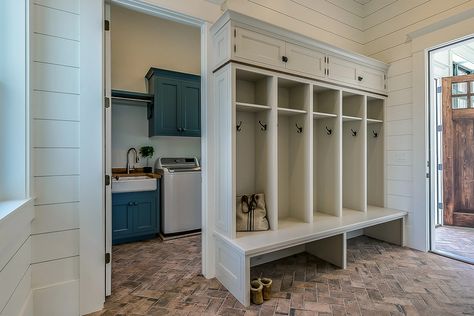 6 Helpful Mudroom Storage Ideas - This Old House Bump Out Addition, Mudroom Addition, Built In Cubbies, Functional Mudroom, Laundry Room/mudroom, Mudroom Flooring, Mudroom Lockers, Mudroom Laundry Room, Mud Room Storage