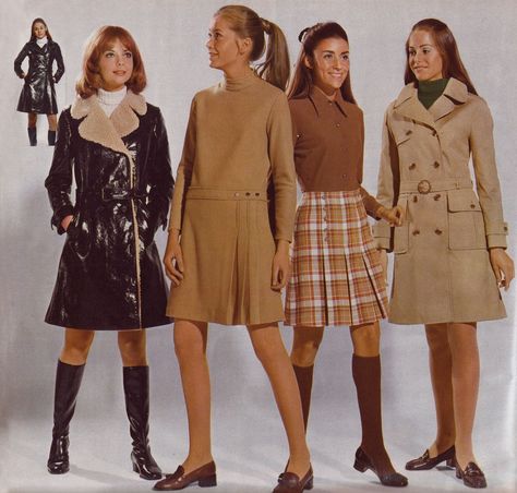 Miniskirt Monday #3: The Mini Through The Years 1968-1974 - Flashbak 60s Fashion Trends, 1969 Fashion, 1960 Fashion, 60s 70s Fashion, 60s And 70s Fashion, 70s Inspired Fashion, Seventies Fashion, 70’s Fashion, Sixties Fashion