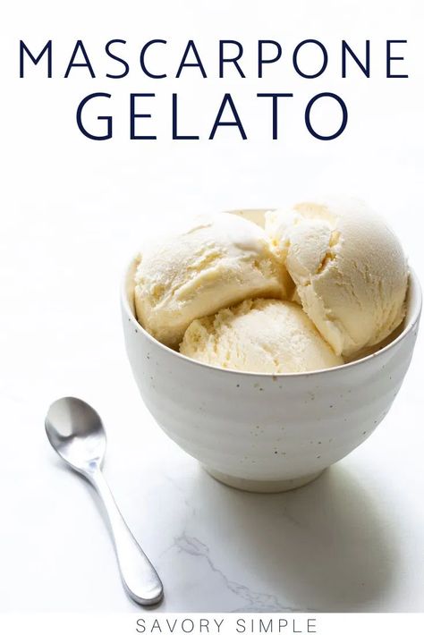 Mascarpone Gelato, Persian Ice Cream, Gelato Recipes, Gelato Recipe, Gelato Ice Cream, Ice Cream Maker Recipes, Ice Cream Gelato, Homemade Ice Cream Recipes, Sorbet Recipes