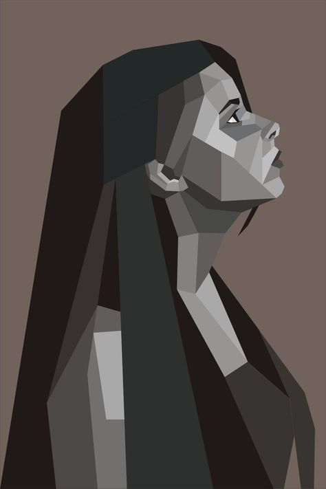 in CorelDraw Tutorial/inspiration: vector.tutsplus.com/tutorials/… Coreldraw Tutorial, Illustration Geometric, Geometric Face, Geometric Portrait, Wpap Art, Poly Art, Polygon Art, Cubism Art, Geometric Vector