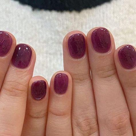 purple grape inspired nails Korean Jelly Nails, Nail Art Korean, Hippie Nails, Pretty Gel Nails, Jelly Nails, Dry Nails, Clear Nails, Minimalist Nails, Latest Trend