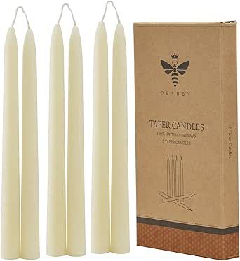 Candles Long, Being Elegant, Dripless Candles, Natural Beeswax Candles, Beeswax Taper Candles, Beeswax Tapers, Tapered Candles, Tall Candle, Baby Words