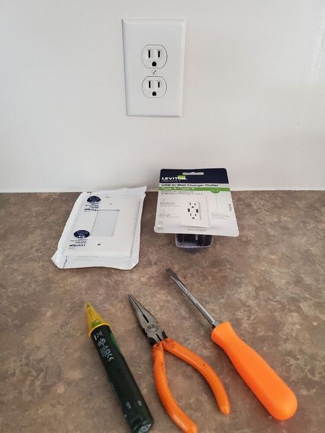 I have been wanting to upgrade some of the outlets in my home to a USB charging outlet for a while. The convenience of not having to find a charging block and cord sounds amazing. Yes, you still need a cord, but it just seems more convenient to plug straight into the outlet. I talked my hubby into adding one in the kitchen. Note- My husband is a skilled tradesman who knows how to work on electrical. Only attempt this if you feel comfortable doing so. Material List: USB Charger Outle… Medicine Pic, Medicine Pic Snapchat, Tablet Medicine Snap, Broken Iphone Screen, Store Shelves Design, Hospital Admit, Iphone Screen Repair, Iphone Storage, Handy Woman