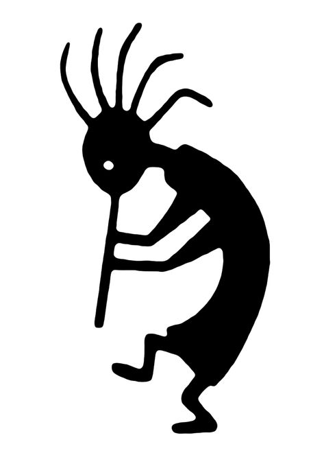 Kokopelli Keen Tattoo, Kokopelli Tattoo, Image Illusion, Kokopelli Art, Square Tattoo, Creative Art Activities, Indian Symbols, Native American Symbols, Native American Design