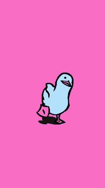 Duck Walking Animation, Cute Wallpaper Backgrounds Gif, Walking Duck Wallpaper, Duck Gif Wallpaper, Cute Moving Wallpapers Gif, Live Wallpaper Iphone Aesthetic Gif, Gif Wallpapers Iphone, Animated Wallpaper Gif, Phone Wallpaper Gif