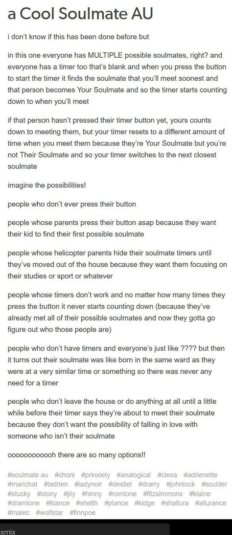 Au Ideas Writing, Au Story Ideas, Soulmate Ideas, Tumblr Writing, Simple Sets, Soulmate Au, Otp Prompts, Writing Story, Story Writing Prompts