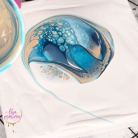 Cell Painting, Alcohol Ink Projects, Acrylic Paint Pouring, Painting Easy, Paint Pouring, Alcohol Ink, Acrylic Paint, Acrylic Painting, How To Become