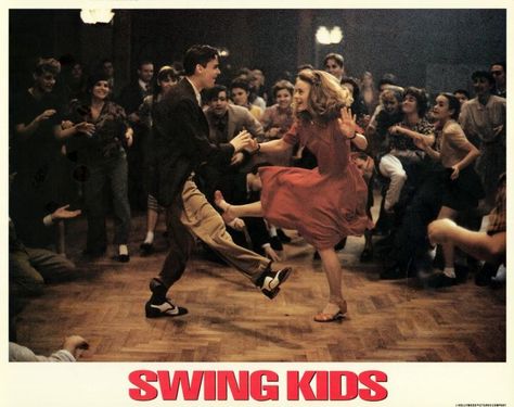 Swing Kids 11x14 Movie Poster (1993) Sean Leonard, Vintage Foto's, Jazz Songs, Lindy Hop, Swing Dancing, Shall We Dance, Musica Rock, Swing Dance, People Dancing