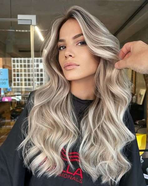 HAIR PAINTERS™ on Instagram: "Which is your fav? 💞😍 by energy.hair" Lowlights And Highlights For Blondes, Ashy Cool Blonde Balayage, Blonde With Lowlights, Full Blonde, Hair Color For Brown Eyes, Ash Blonde Hair Balayage, Ashy Hair, Fall Blonde Hair, Colour Correction