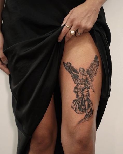 Ethereal Aesthetic, Thigh Tattoos Women, Thigh Tattoos, Beautiful Tattoo, Tattoos Women, Aesthetic Tattoo, Next Tattoo, Thigh Tattoo, Beautiful Tattoos