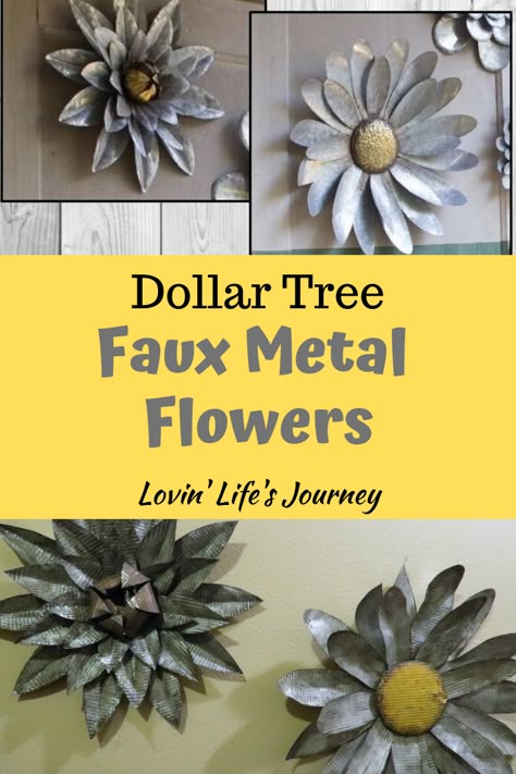 Make these high end metal flowers with items for just a few dollars using baking sheets from Dollar Tree!  Here are the links to the patterns:   Flower #1  https://www.dropbox.com/s/4rfb5lglaihyg1q/Flower%201%20Pattern.PDF?dl=0  Flower #2 https://www.dropbox.com/s/oti5qqx23nwlhfb/Flower%202%20Pattern.PDF?dl=0 Diy Metal Flowers Garden Art, Aluminum Flowers Diy, Metal Garden Flowers Diy, Outdoor Metal Flowers, Metal Flowers Diy, Tin Flowers How To Make, Dollar Tree Aluminum Cookie Sheet Crafts, Dollar Tree Cookie Sheet Crafts, How To Make Metal Flowers