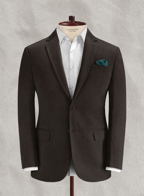 Brown groom suit