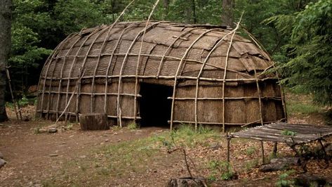 What are the main differences between a wigwam and a tepee? Native American Knowledge, Primitive Houses, Survival Skills Emergency Preparedness, Woodland Indians, Bushcraft Shelter, Eastern Woodlands, Colonial Times, Survival Shelter, Indian Tribes