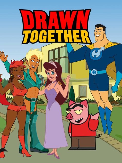 Drawn Together - Rotten Tomatoes Cree Summer, Tara Strong, Drawn Together, Big Twist, Draw People, First Animation, Tv Tropes, Rotten Tomatoes, Reality Shows