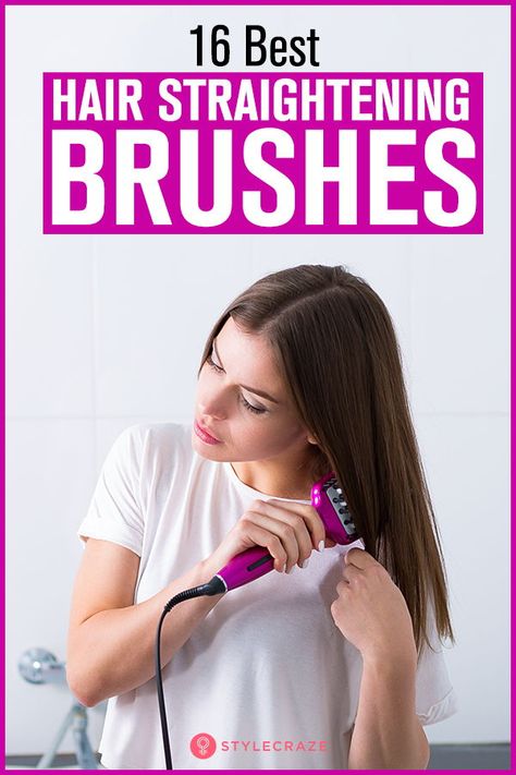 16 Best Hair Straightening Brushes of 2018 #haircare #hair #brush Goals Achieved, Brush Straightener, Rihanna Hairstyles, Take Care Of Your Hair, Cabello Hair, Girls Short Haircuts, Haircare Tips, Curly Wedding Hair, Diy Beauty Products