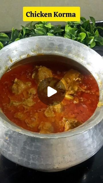 Recipe Indian Foods, Chicken Korma Recipe Indian Foods, Beef Korma, Indian Chicken Curry Recipe, Chicken Korma Recipe, Chicken Starter, Chicken Gravy Recipe, Curry Food, Chicken Starter Recipes