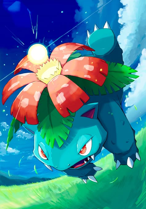 Venusaur Pokemon, Pokemon Moves, Pokemon Venusaur, Dance With The Devil, Pokemon Adventures Manga, Pokemon Photo, Pokemon Poster, Pokemon Stickers, Pokemon Tattoo