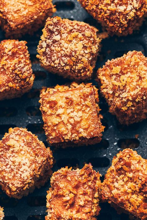 Panko Recipes, Evergreen Kitchen, Ways To Cook Tofu, Air Fryer Tofu, Breaded Tofu, Cook Tofu, Gluten Free Panko, Deep Fried Tofu, Paneer Dishes