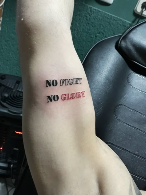 No fight no glory Tattoo studio kaspa Srbac ,11 novembar