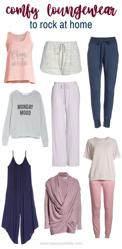 Cozy Loungewear // Comfy Loungewear // Athleisure Looks // Casual Clothes to Wear at Home // Things To Do At Home // Casual Style // Spring Fashion // Summer Fashion // Fall Fashion // Winter Fashion | Beauty With Lily #comfyclothes #casualfashion #loungewear Clothes To Wear At Home, Loungewear Comfy, Postpartum Essentials, Athleisure Looks, Things To Do At Home, Curvy Style, Cozy Loungewear, Smart Ideas, Comfy Clothes