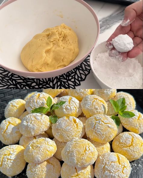 Soft Lemon Biscuits Recipe - Greenku Recipes Lemon Biscuits, Dessert Mini, Rachael Ray Recipes, Homemade Bread Recipes Easy, Homemade Bread Easy, Jamie Oliver Recipes, Sweet Dough, Baking Gifts, Lemon Cookies