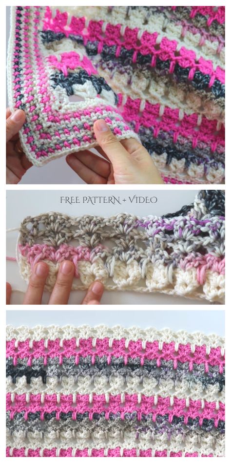 Cat Stitch Blanket Free Crochet Pattern + Video - DIY Magazine Cat Crochet Stitch Pattern Free, Cat Stitch Crochet Pattern Free, Cat Pattern Blanket, Crochet Cat Pattern Blanket, Cat Stitch Crochet Blanket, Crochet Pet Blanket Pattern, Crochet Cat Stitch Blanket, Cat Stitch Pattern, Crochet Cat Stitch Pattern