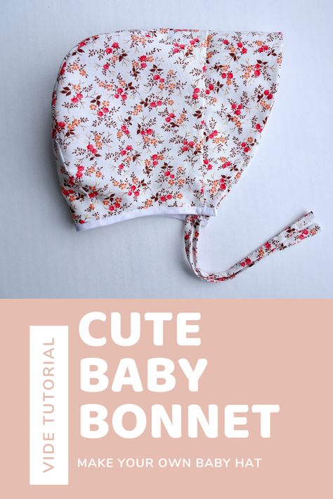 Newborn Baby Hat Sewing Pattern Free, Baby Hat Free Pattern Sewing, Diy Bonnet No Sew, Bunny Bonnet Pattern Free, Newborn Bonnet Pattern Sewing, Baby Sun Bonnet Pattern Free, Bonnet Sewing Pattern Free, Baby Bonnet Pattern Free Sewing, Free Newborn Sewing Patterns