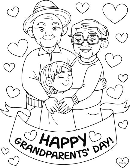 Grandparent Day Coloring Pages, Grandparents Day Worksheets, Grandparents Preschool Activities, Grandparents Day Coloring Sheets, Grandma And Grandpa Drawing, Grandparent's Day Craft, Grandparents Day Coloring Pages, Grandparents Cards For Kids, Grand Parents Day Card Ideas