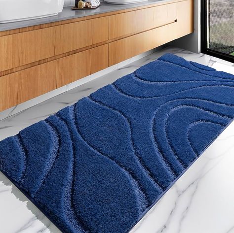 Amazon.com: DEXDE Bathroom Rugs Runner 24 x 60 Inch, Extra Long Non-Slip, Machine Washable Bath Mats, Light Gray Soft Carpets for Bathroom Shower : Home & Kitchen Long Bathroom Rug, Long Bathroom Rugs, Luxury Bathroom Rug, Long Bathroom, Large Bathroom Rugs, Bathroom Runner, Bathroom Runner Rug, Bathroom Tub Shower, Runner Bath Mat