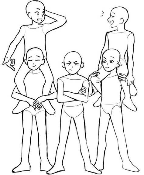 draw the squad blank - Google Search Poses Anime, Draw The Squad, Photos Poses, Drawings Of Friends, People Photos, Drawing Templates, Funny Drawings, Poses References, Art Poses