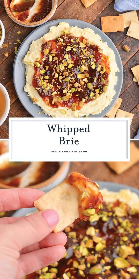 Whipped Brie, Brie Cheese Appetizer, Brie Recipes Appetizers, Brie Cheese Recipes, Recipes By Ingredients, Brie Appetizer, Brie Recipes, Party Spread, Cold Appetizers