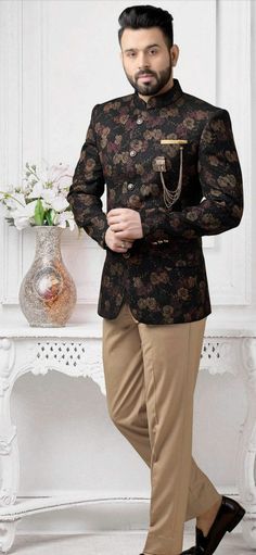 Perfect Cocktail Outfit Ideas | Pinterest Cocktail Outfit Ideas, Jodhpuri Suits For Men Latest, Jodhpuri Coat Pant, Formal Shirt Design, Casual Wedding Suit, Marriage Clothes, Indian Wedding Suits Men, Jodhpuri Suits, Suit For Men Wedding